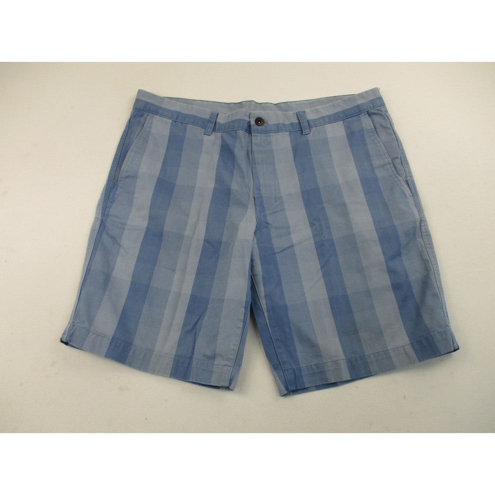 The North Face Shorts Mens 38 Blue Plaid Herringbone Utility Regular Fit 12740
